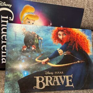 Brave 4 Lithograph Set and Bonus Cinderella Lithograph